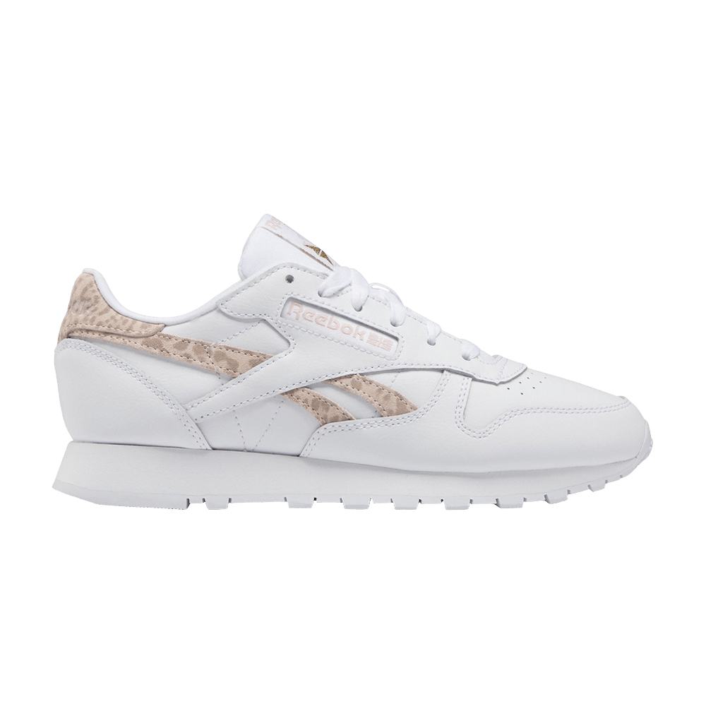 Кроссовки Reebok Wmns Classic Leather 'Soft Ecru Leopard'