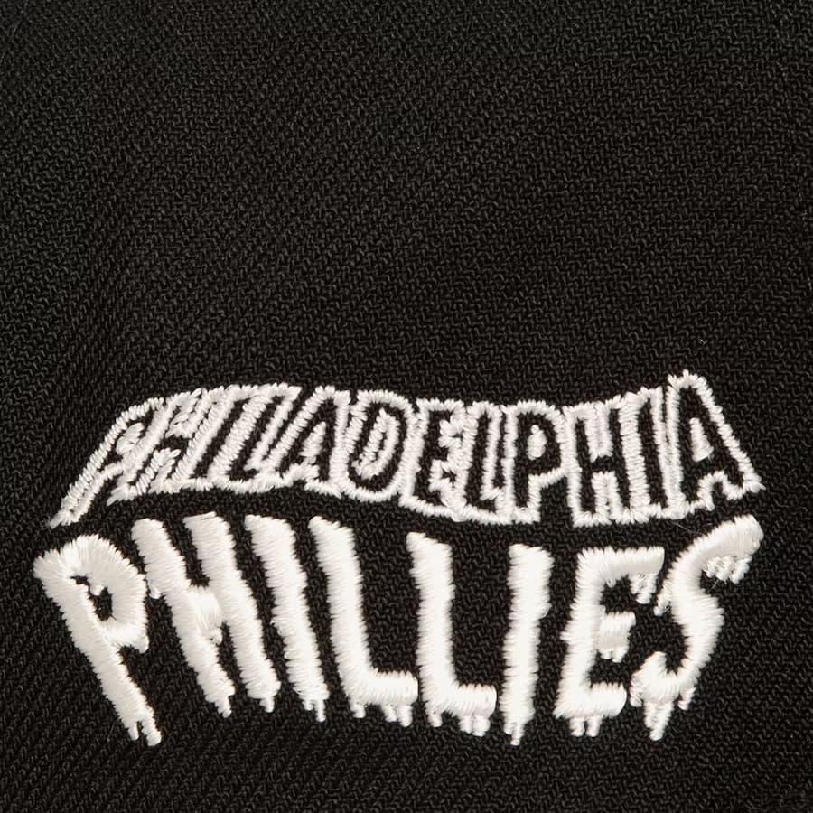 Бейсболка Mitchell & Ness Black Philadelphia Phillies Snapback Hat
