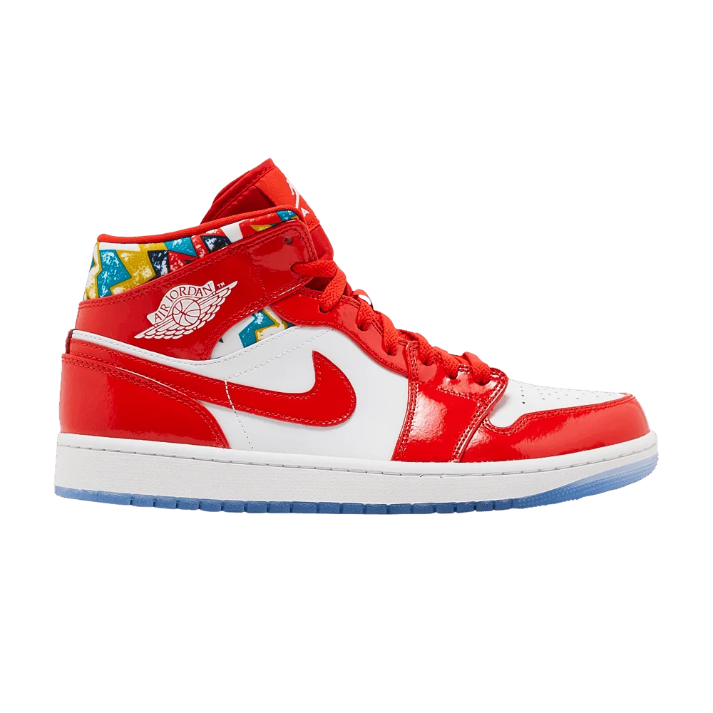 Кроссовки Air Jordan 1 Mid SE 'Barcelona Sweater'