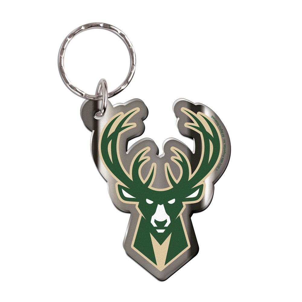 Wincraft-Milwaukee-Bucks-Premium-Freeform-Team-Logo-NBA-Keyring