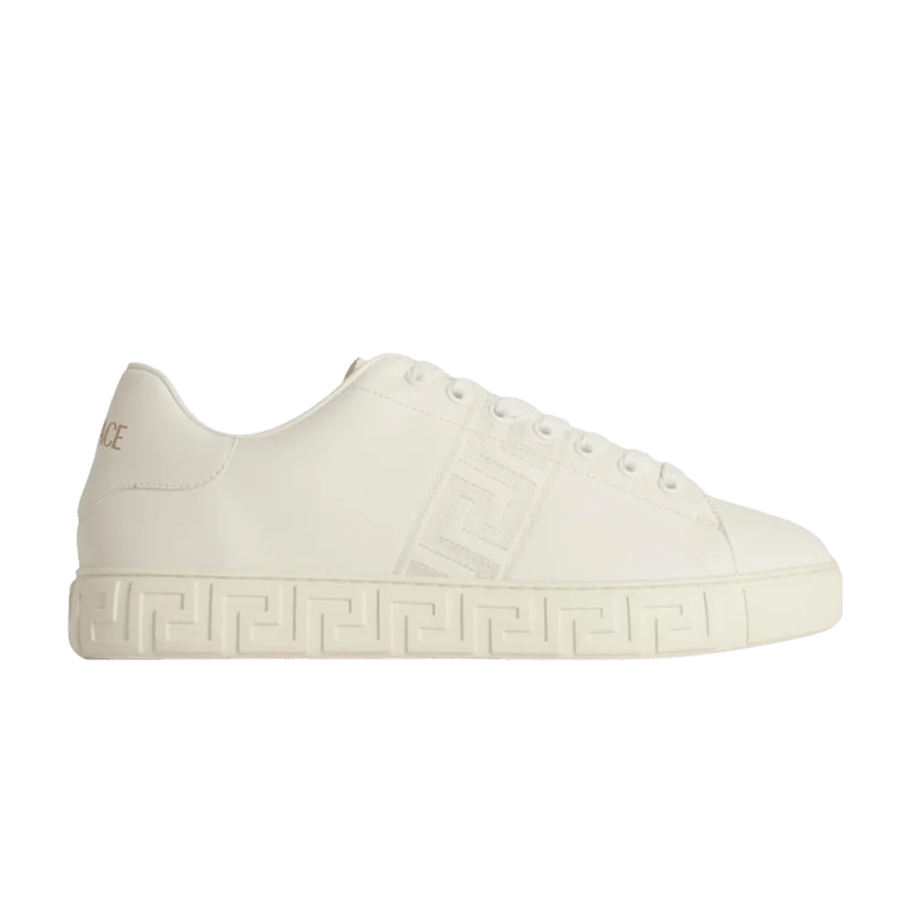 Кроссовки Versace Embroidered Greca Sneaker 'White'
