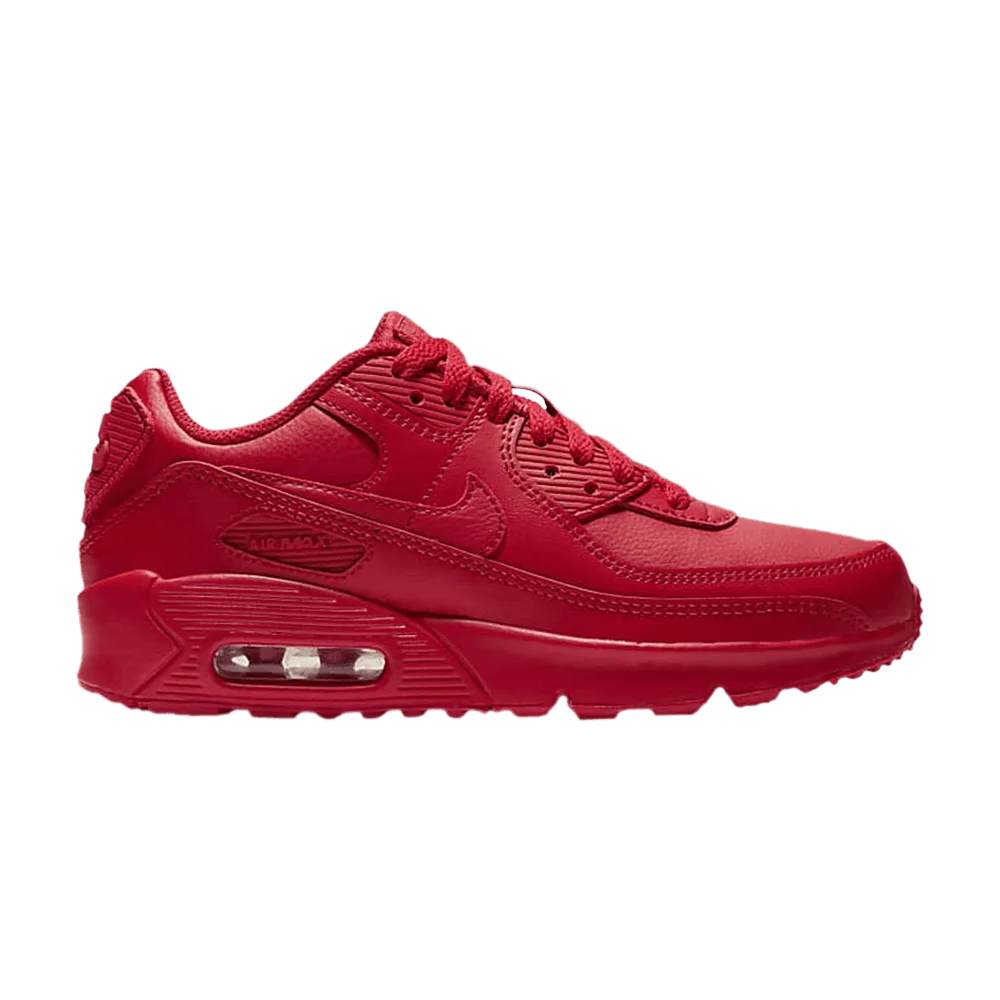 Кроссовки Nike Air Max 90 Leather GS 'University Red'