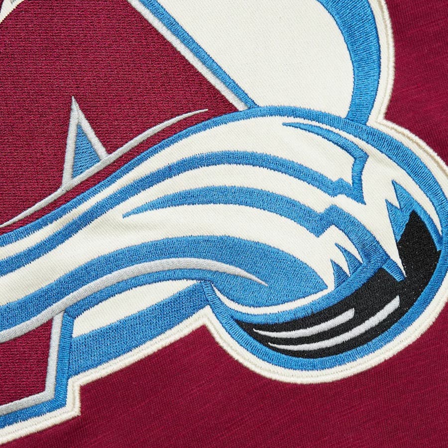 Худи Mitchell & Ness Burgundy Colorado Avalanche Legendary Slub Pullover Hoodie