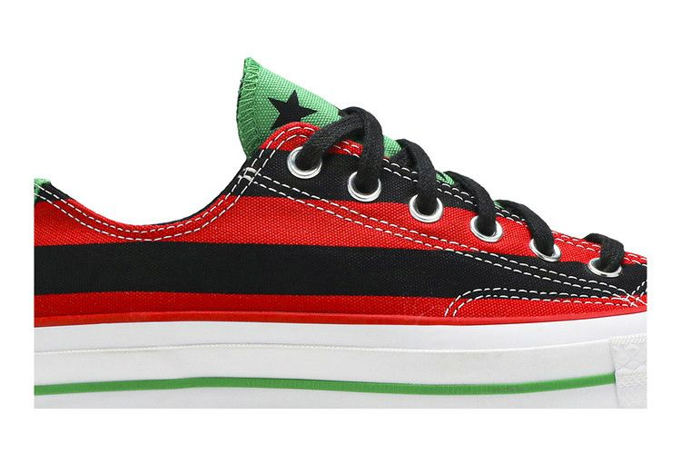 Кроссовки Denim Tears x Converse Chuck 70 Low 'Pan-African Flag'
