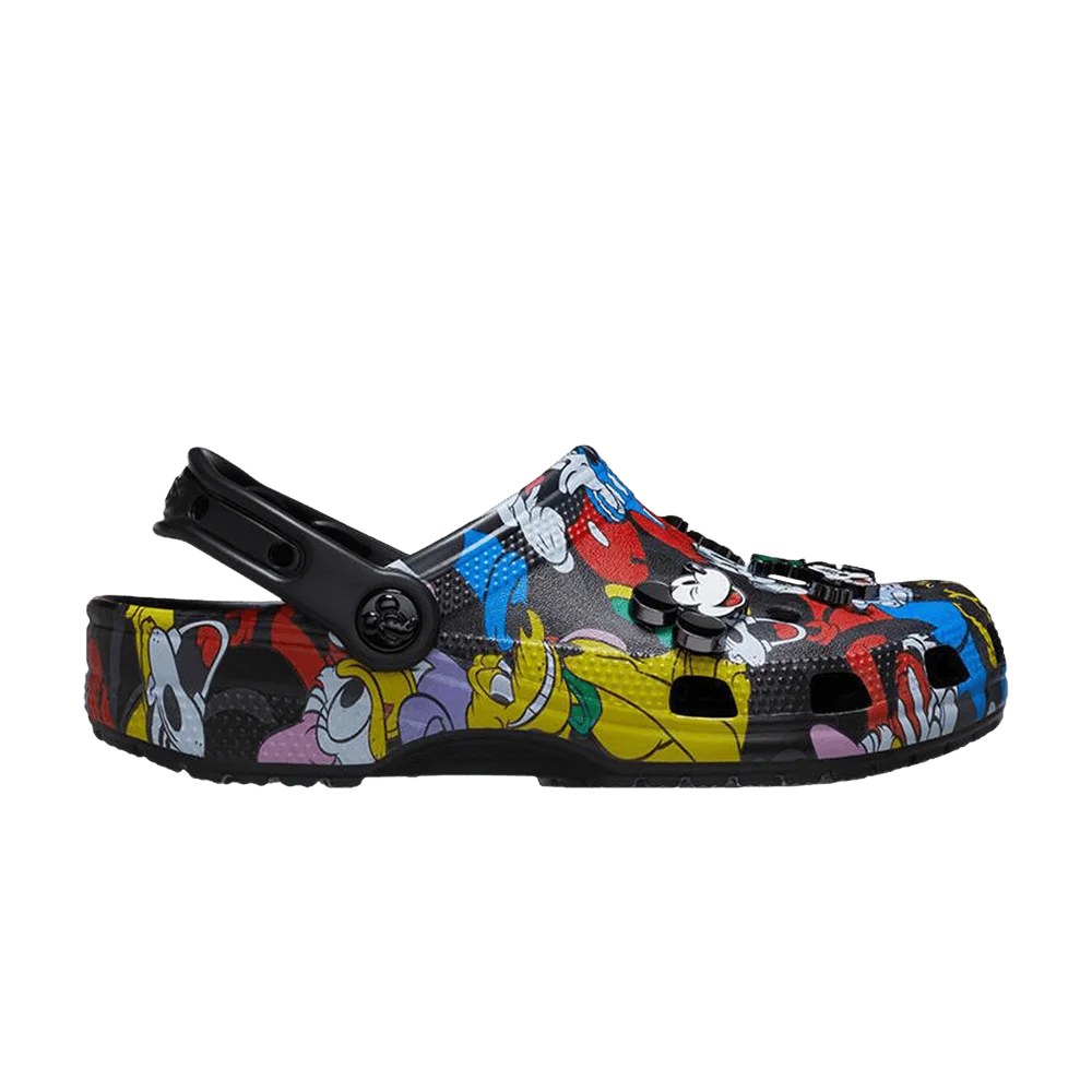 Кроссовки Disney x Crocs Classic Clog 'Mickey & Friends - Multi Black'