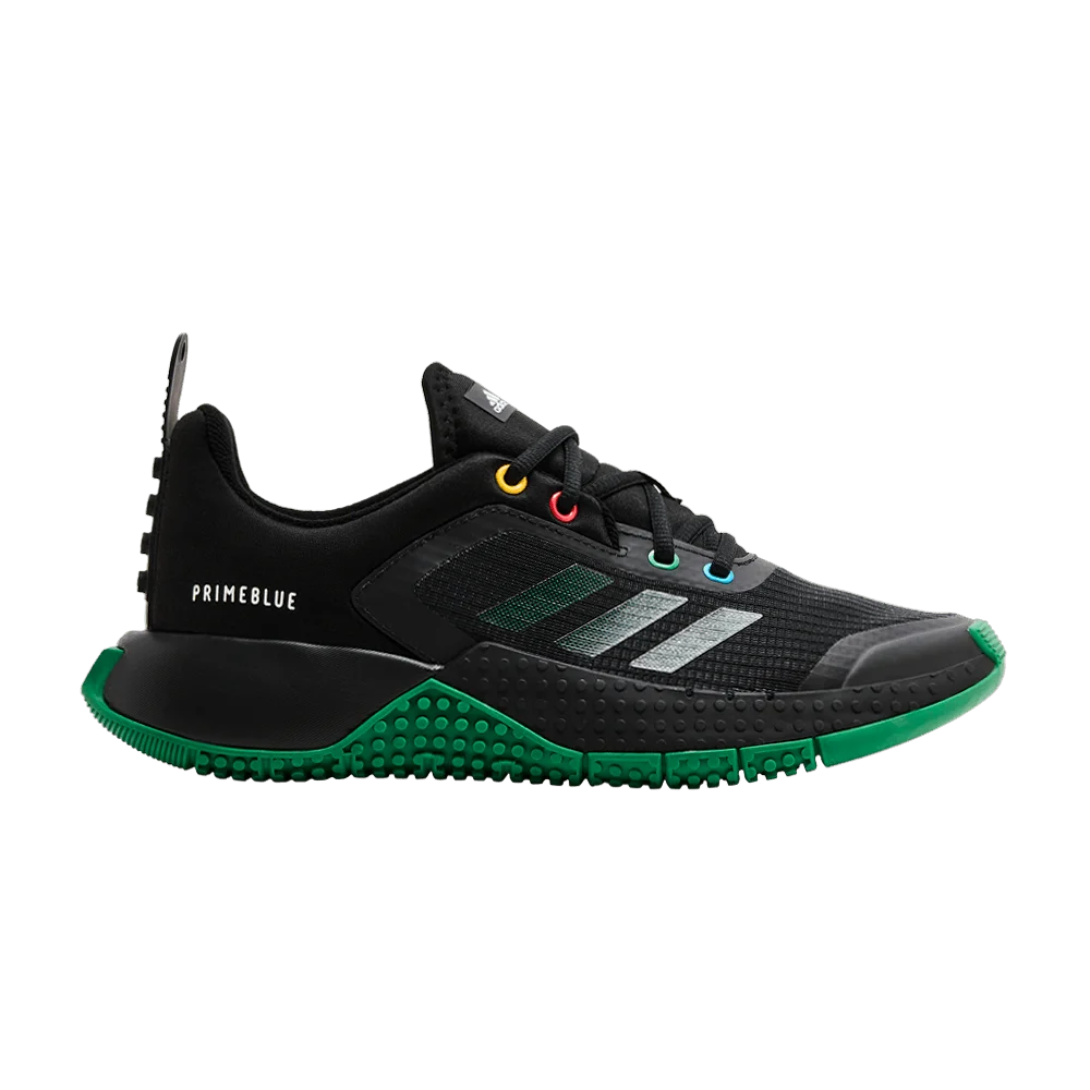 Krossovki-LEGO-x-adidas-Sport-J-Black-Green