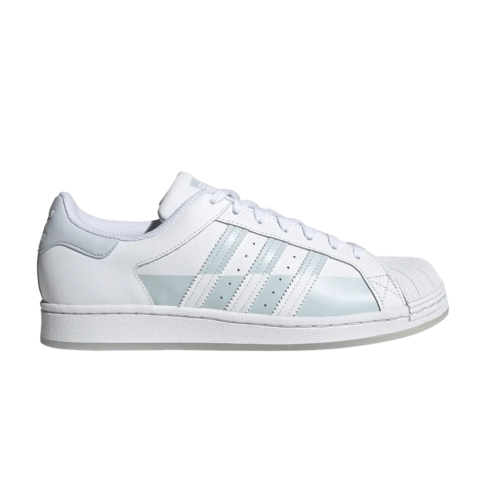 Кроссовки Adidas Superstar 'Split - White Halo Blue'