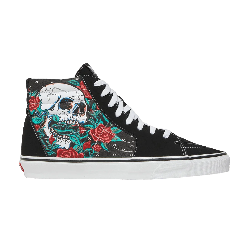Vans Sk8-Hi 'Rose Skulls'