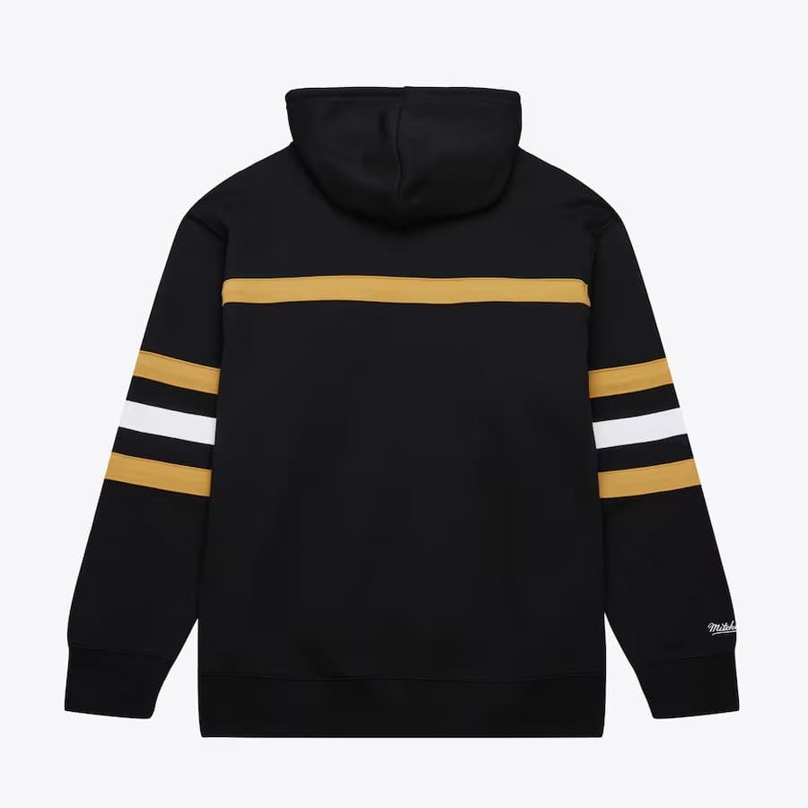 Худи Mitchell & Ness Black Vegas Golden Knights Head Coach Fleece Pullover Hoodie