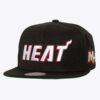 Mitchell-Ness-Black-Miami-Heat-Triple-Play-Snapback-Hat-100x100