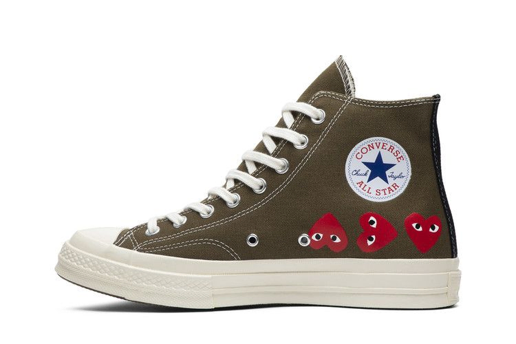 Кроссовки Comme des Garçons Play x Converse Chuck 70 Hi Top 'Multi Heart'
