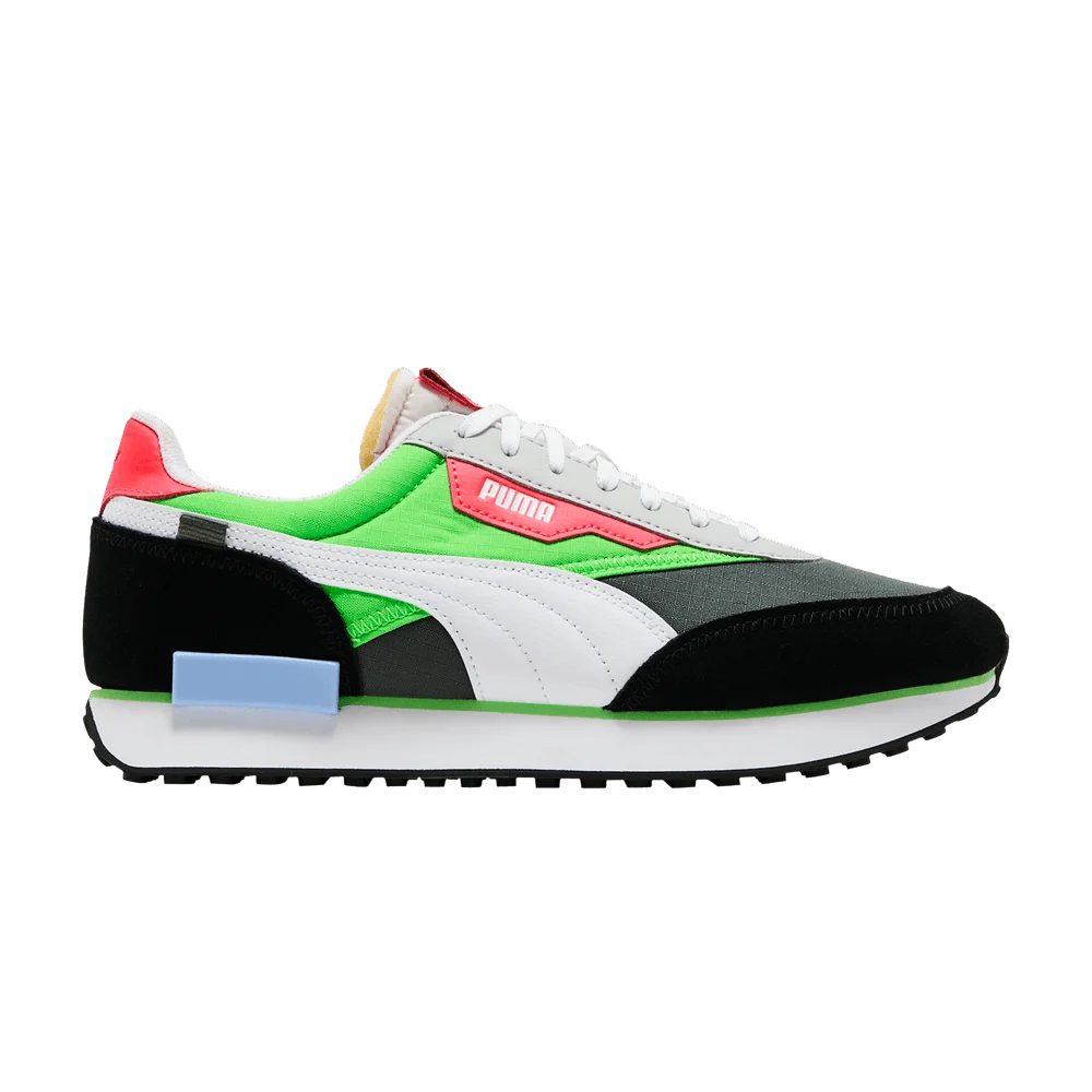 Krossovki-Puma-Future-Rider-Play-On-Dark-Shadow-Fluo-Green