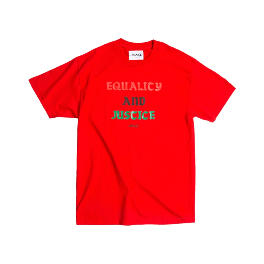 Футболка Awake Equality and Justice Tee Red