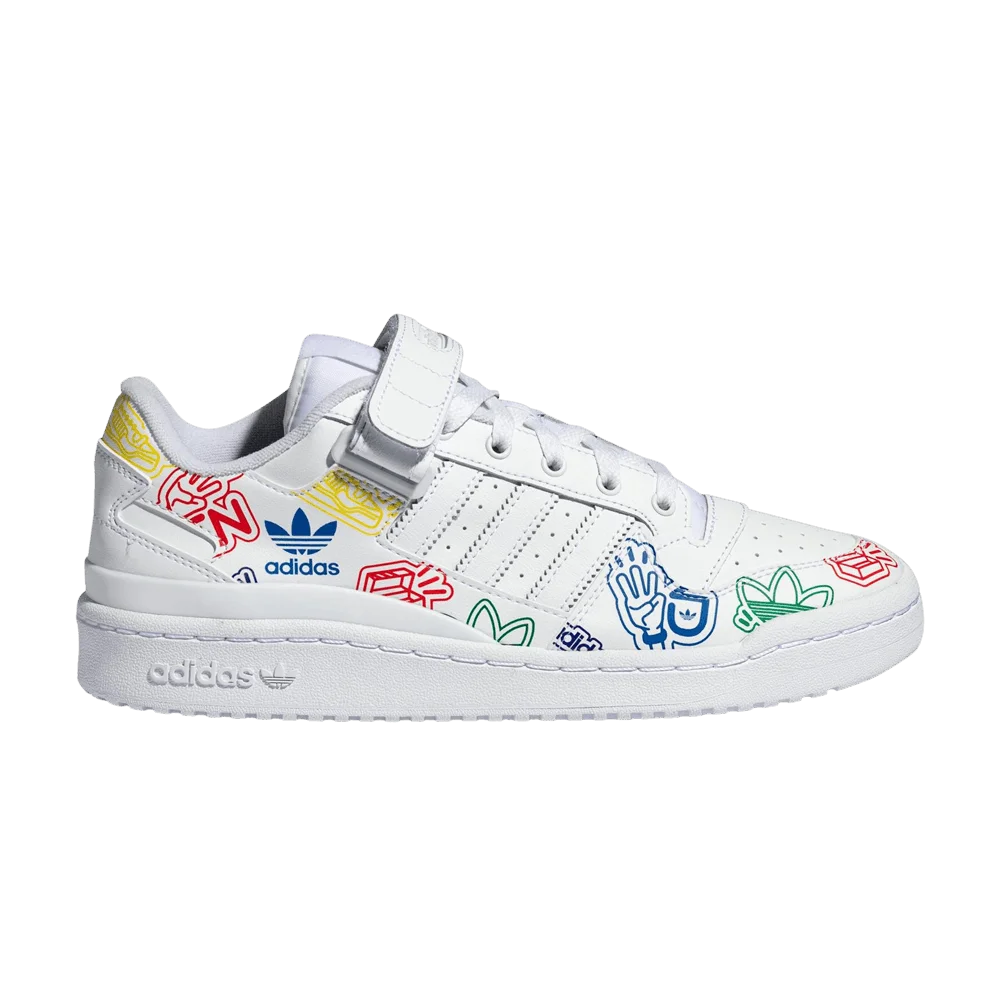 Кроссовки adidas Forum Low 'Allover Print'
