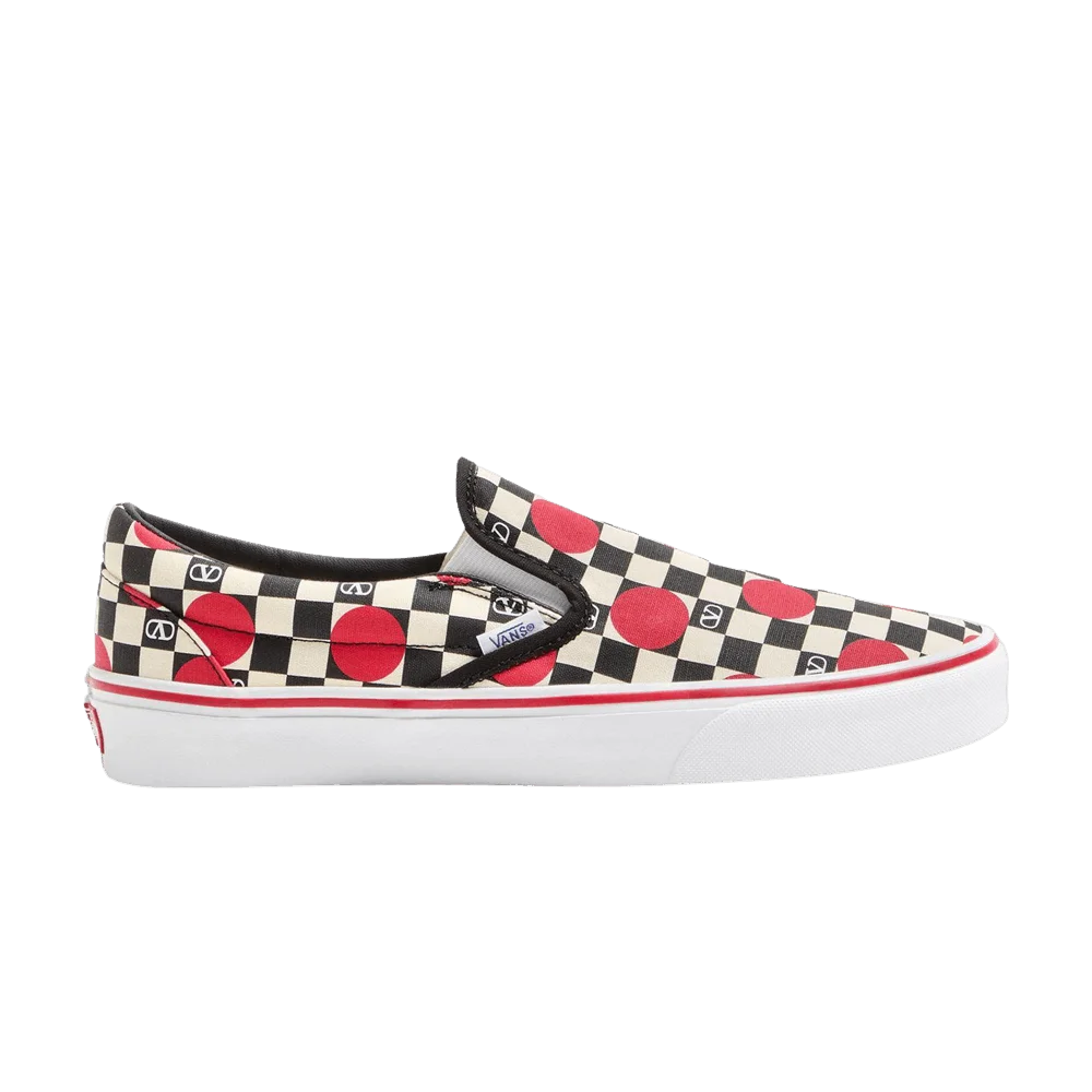 Valentino Garavani x Vans Classic Slip-On 'Big Dots - Black White Red'
