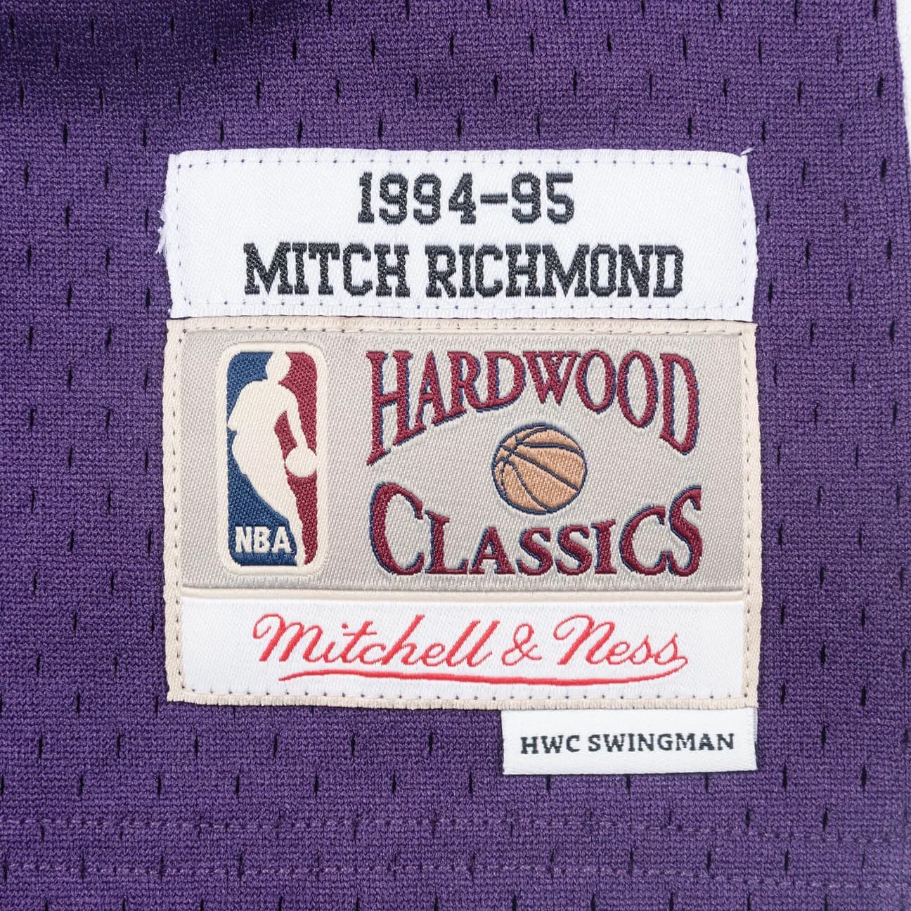 1994-95-Sacramento-Kings-Mitch-Richmond-2-Swingman-Hardwood-Classics-Black-Purple-Jersey-8
