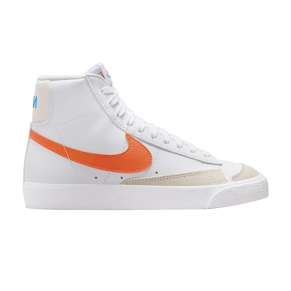 Krossovki-Nike-Blazer-Mid-77-GS-White-Total-Orange