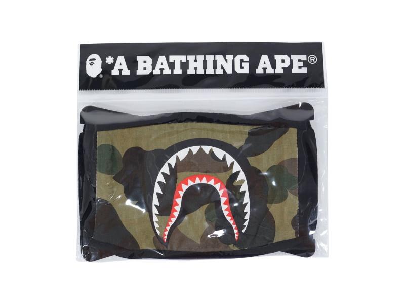 Маска BAPE 1st Camo Shark Face Mask Green