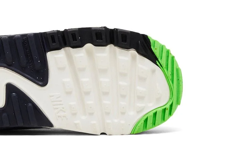 Кроссовки Nike Air Max 90 Leather SE TD 'Black Scream Green'