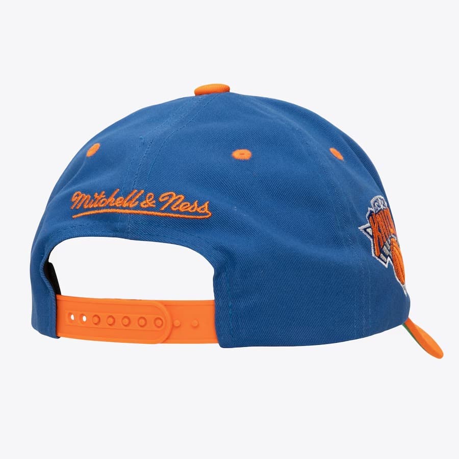 Mitchell-Ness-Blue-New-York-Knicks-Block-Sweep-Pro-Adjustable-Hat-1