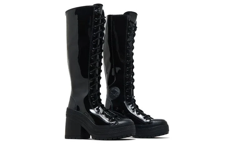 Krossovki-Converse-Wmns-Chuck-70-De-Luxe-Heel-XX-Platform-High-Triple-Black-Patent-7