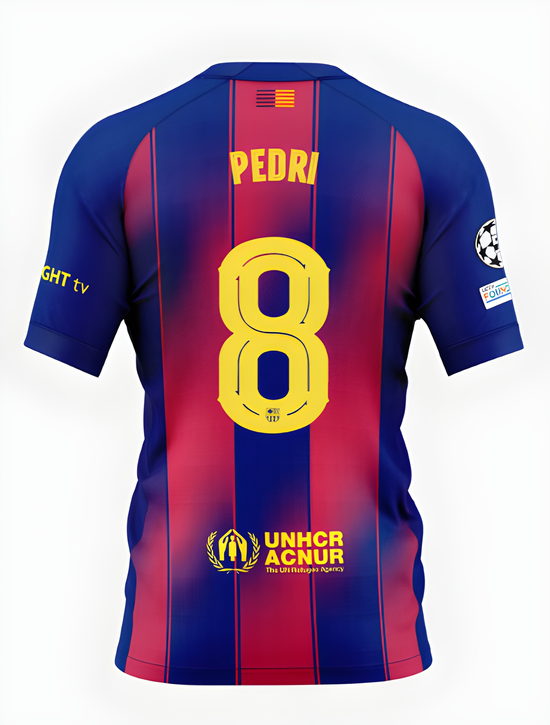 Женское футбольное джерси FC Barcelona 25/26 UCL or La Liga home jersey PEDRI