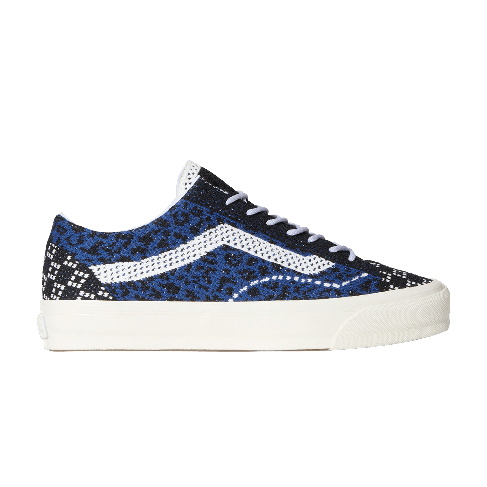 Кроссовки Vans Premium Old Skool 'Knit Pack - Cheetah Navy Blue'