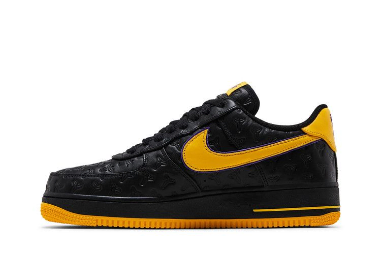 Кроссовки Kobe Bryant x Nike Air Force 1 Low 'Lakers Away' Numbered