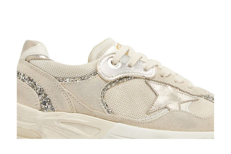 Кроссовки Golden Goose Wmns Dad-Star 'Seed Pearl Platinum Glitter'