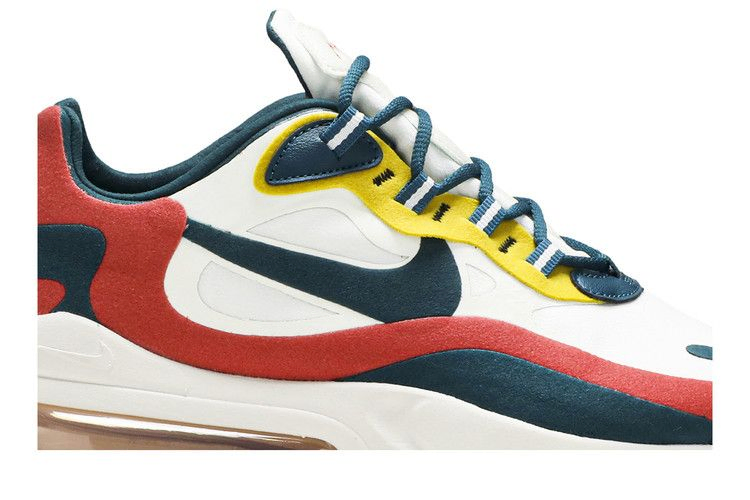 Кроссовки Nike Air Max 270 React 'White Turquoise Yellow'