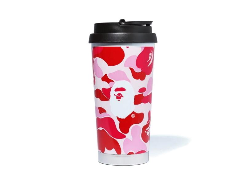 Термокружка BAPE ABC Camo Tumbler Pink