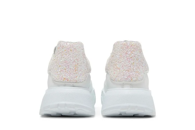 Кроссовки Alexander McQueen Wmns Court Trainer 'White Pink Glitter'