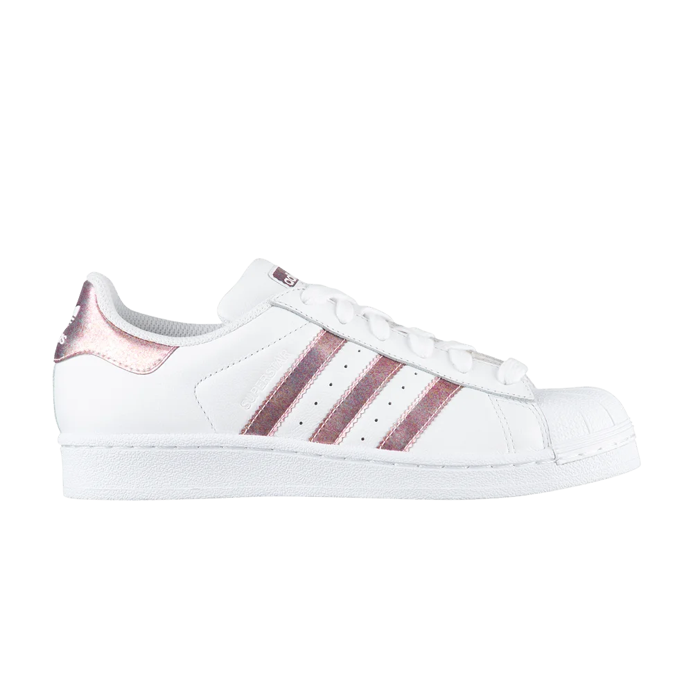 Krossovki-Adidas-Superstar-J-White-Clear-Orange-Lenticular