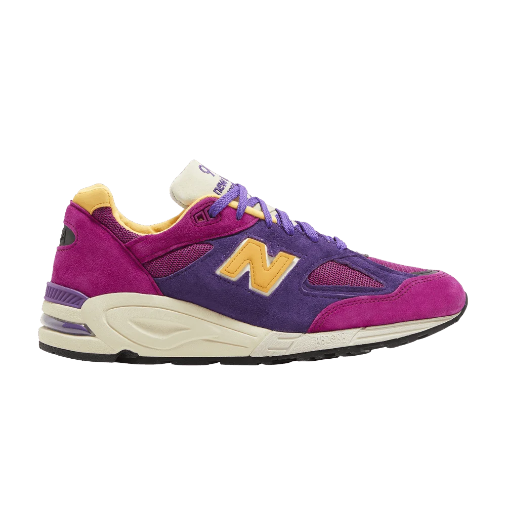 Кроссовки Teddy Santis x New Balance 990v2 Made in USA 'Purple Yellow'