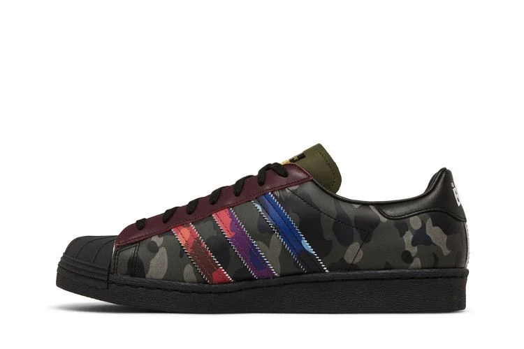 Кроссовки BAPE x adidas Superstar 'Mixed Camo'