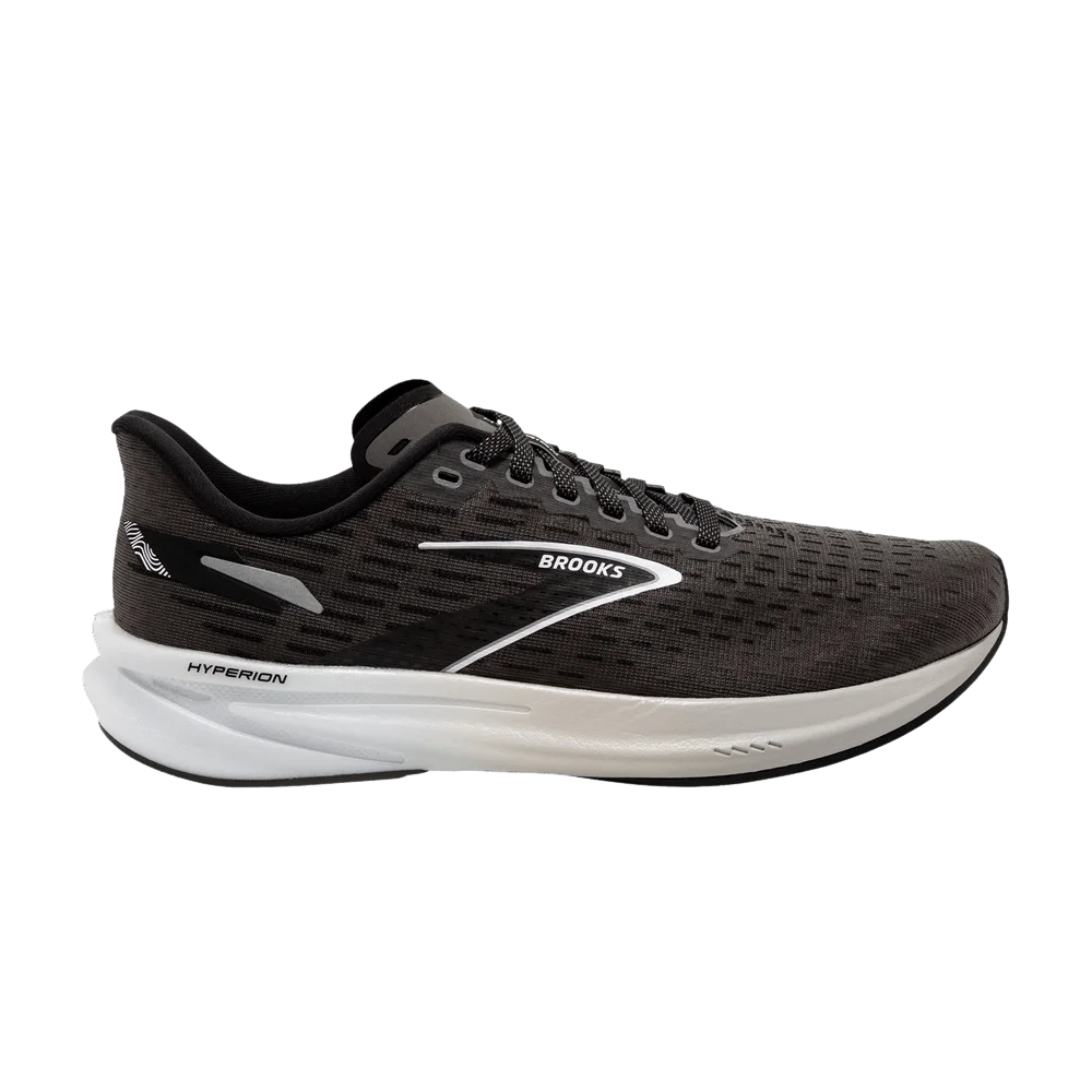 Krossovki-Brooks-Hyperion-Gunmetal-White