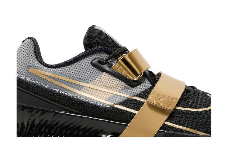 Кроссовки Nike Romaleos 4 'Black Metallic Gold'