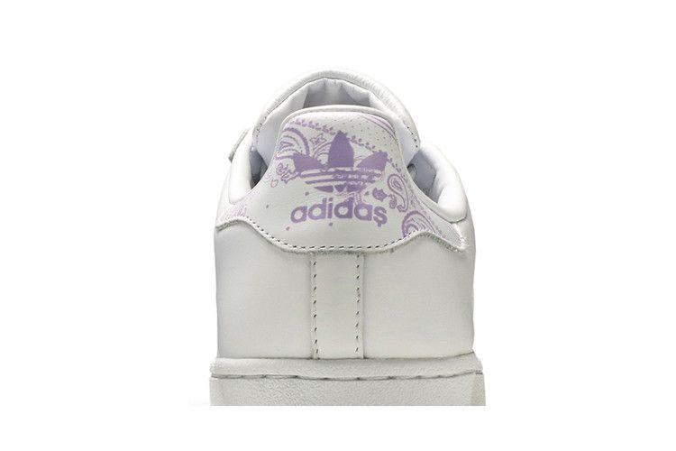 Кроссовки Adidas Superstar 'Paisley - White Purple Glow'