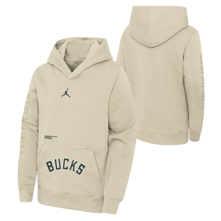 Худи Nike Milwaukee Bucks 2024 Statement Courtside Youth NBA Hoodie