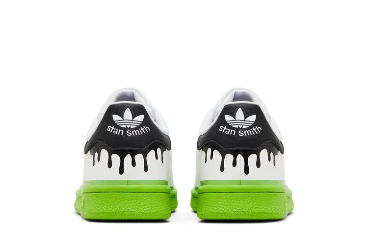 Кроссовки Adidas Stan Smith Big Kid 'Paint Drip - White Solid Green'