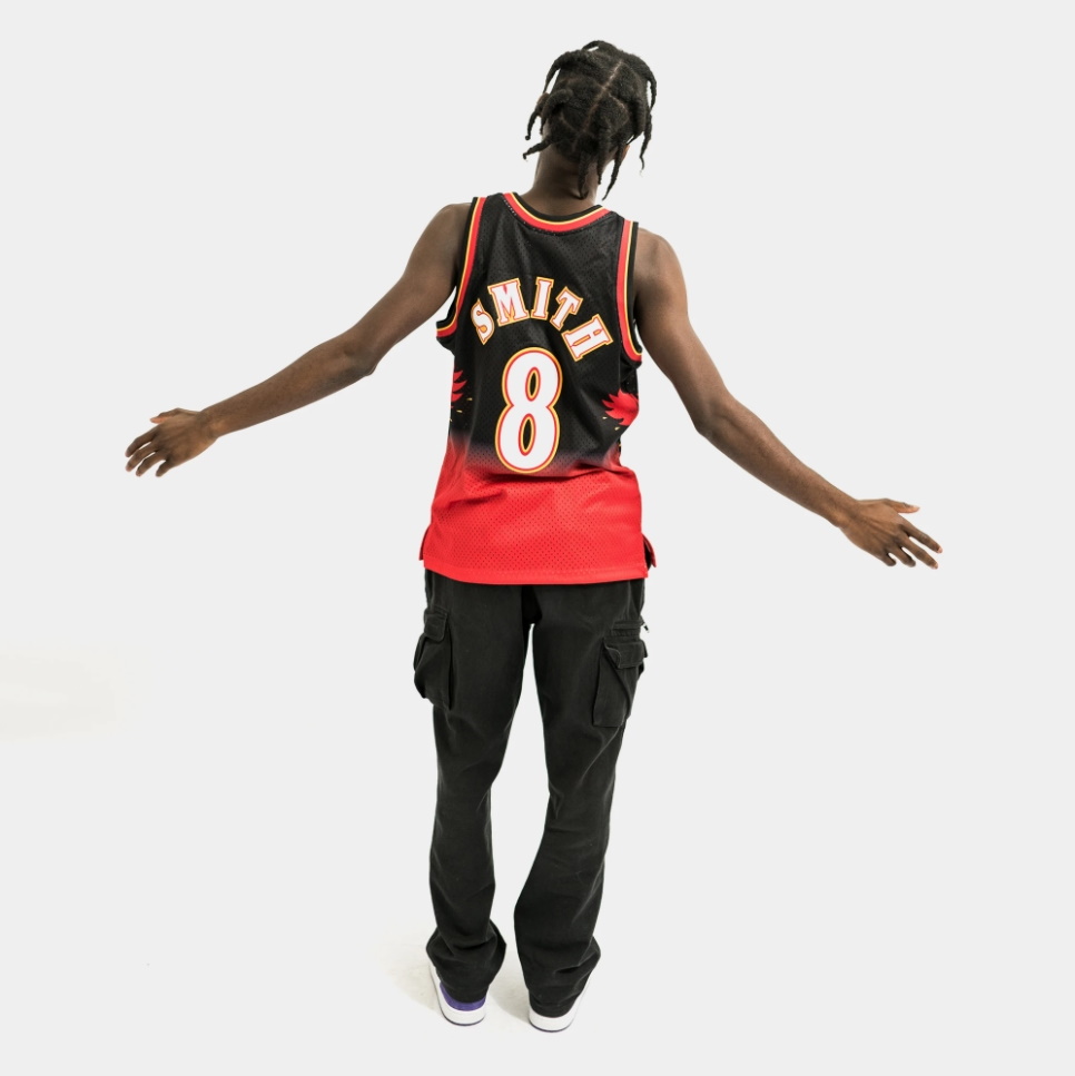 Баскетбольная джерси Mitchell & Ness Steve Smith Atlanta Hawks Hardwood Classics Throwback NBA Swingman Jersey