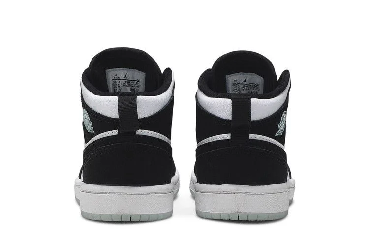 Кроссовки Air Jordan 1 Mid SE PS 'Glow in the Dark Panda'