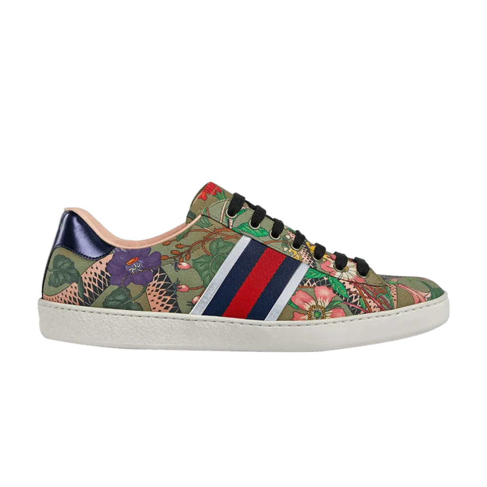 Кроссовки Gucci Flora Snake Sneaker