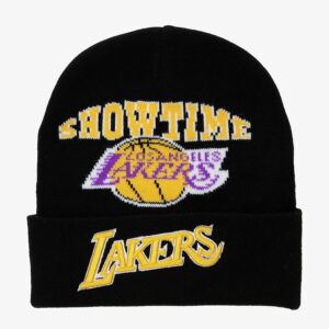 Mitchell-Ness-Black-Los-Angeles-Lakers-Hardwood-Classics-Team-Origins-Cuffed-Knit-Hat-300x300