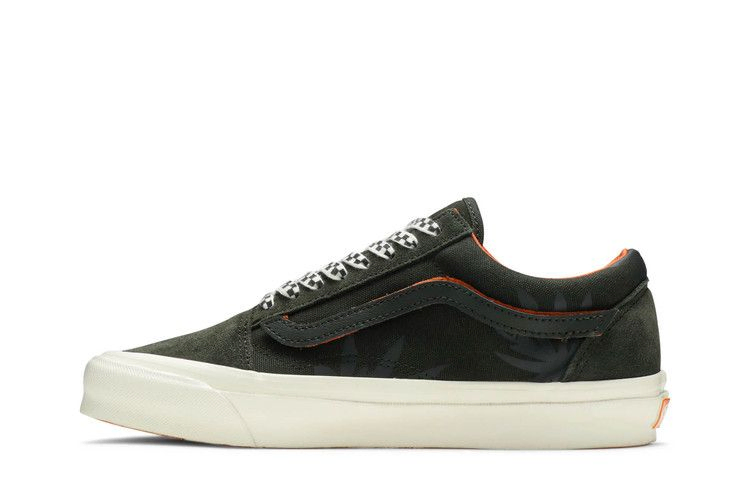 Кроссовки Porter-Yoshida & Co. x Vans OG Old Skool LX 'Green Floral Checkerboard'
