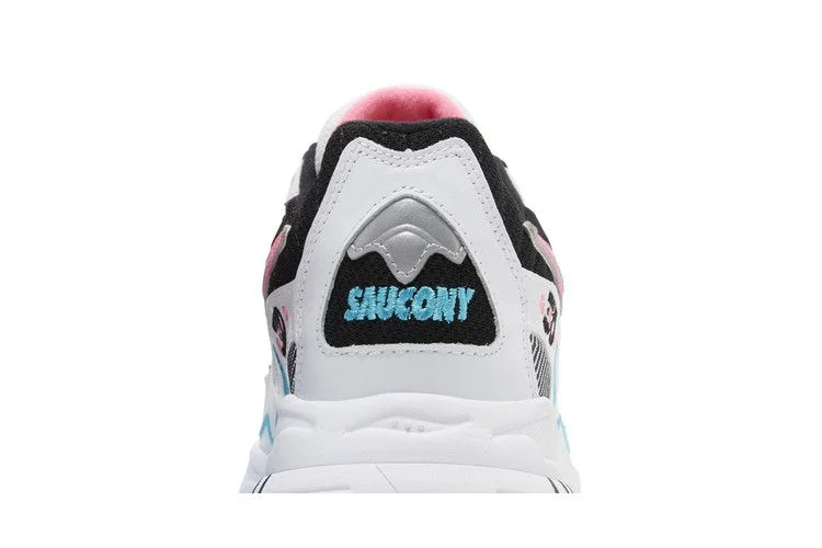 Кроссовки Saucony 3D Grid Hurricane 'White Black Pink'