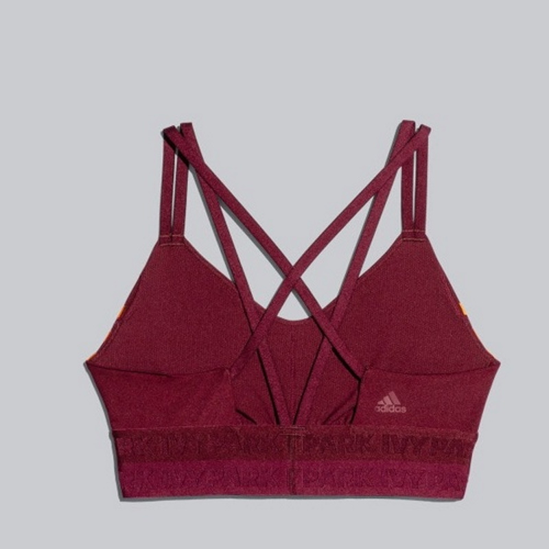Спортивный топ adidas Ivy Park Strappy Cutout Bra Maroon/Amazon Red/Solar Orange