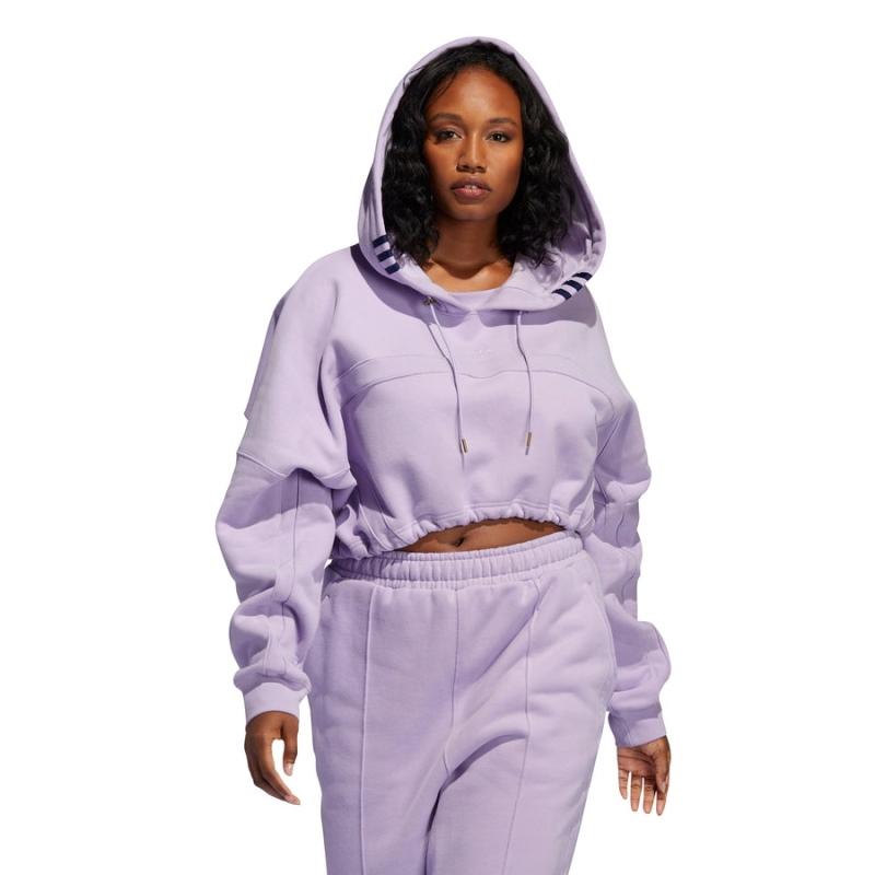 Худи adidas Ivy Park Hooded Shrug Purple Glow