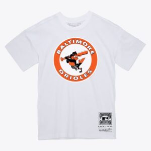 Mitchell-Ness-White-Orange-Baltimore-Orioles-Basic-Logo-T-Shirt-300x300