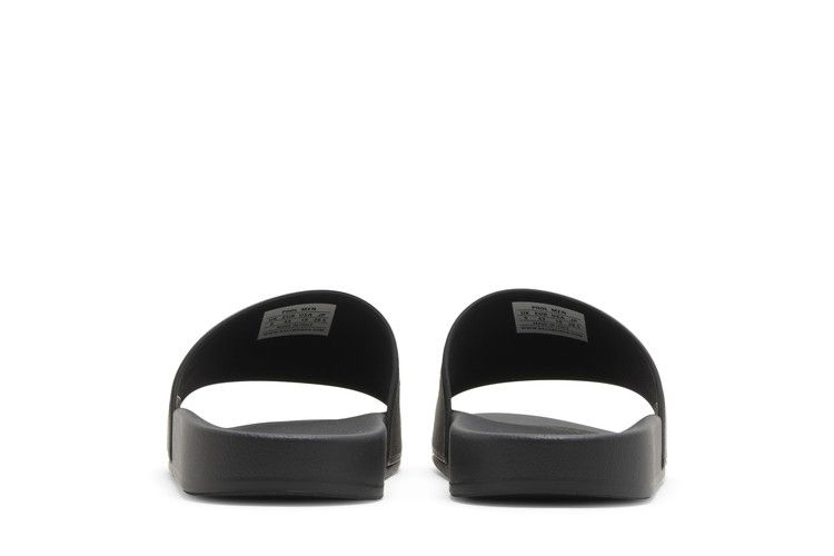 Кроссовки Balenciaga Pool Slides 'Repeat Logo - Black Silver'